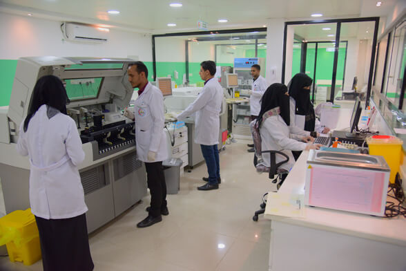 قسم المختبرات والتحاليل الطبية